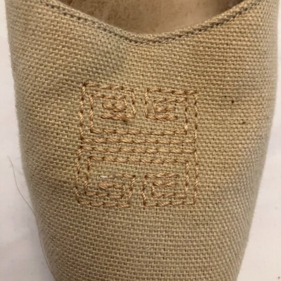 Vintage Slingback Beige Espadrilles - Picture 4 of 7